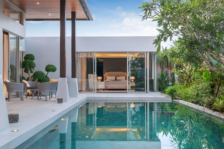 Branded residence with a swimming pool
