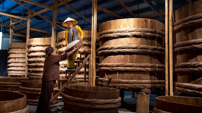 Soy sauce making process