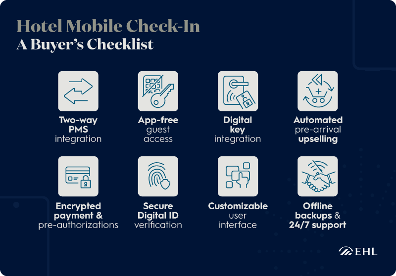 A checklist of features a mobile check-in tool should have