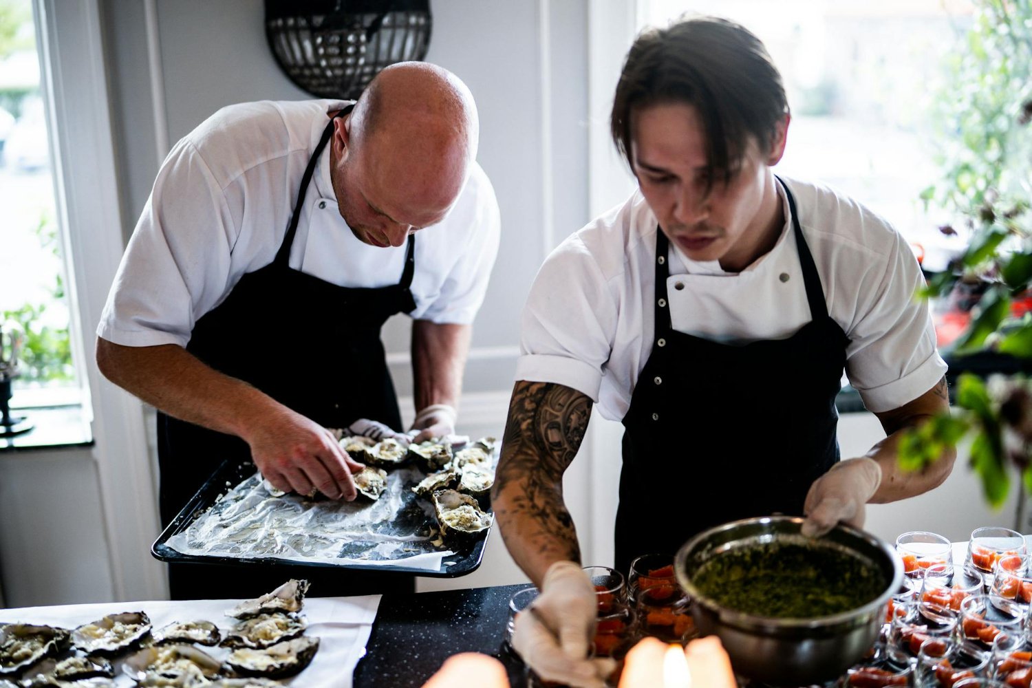 Chefs doing what they do