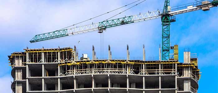 a hotel under construction