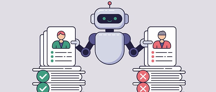 ai recruitment tool graphic