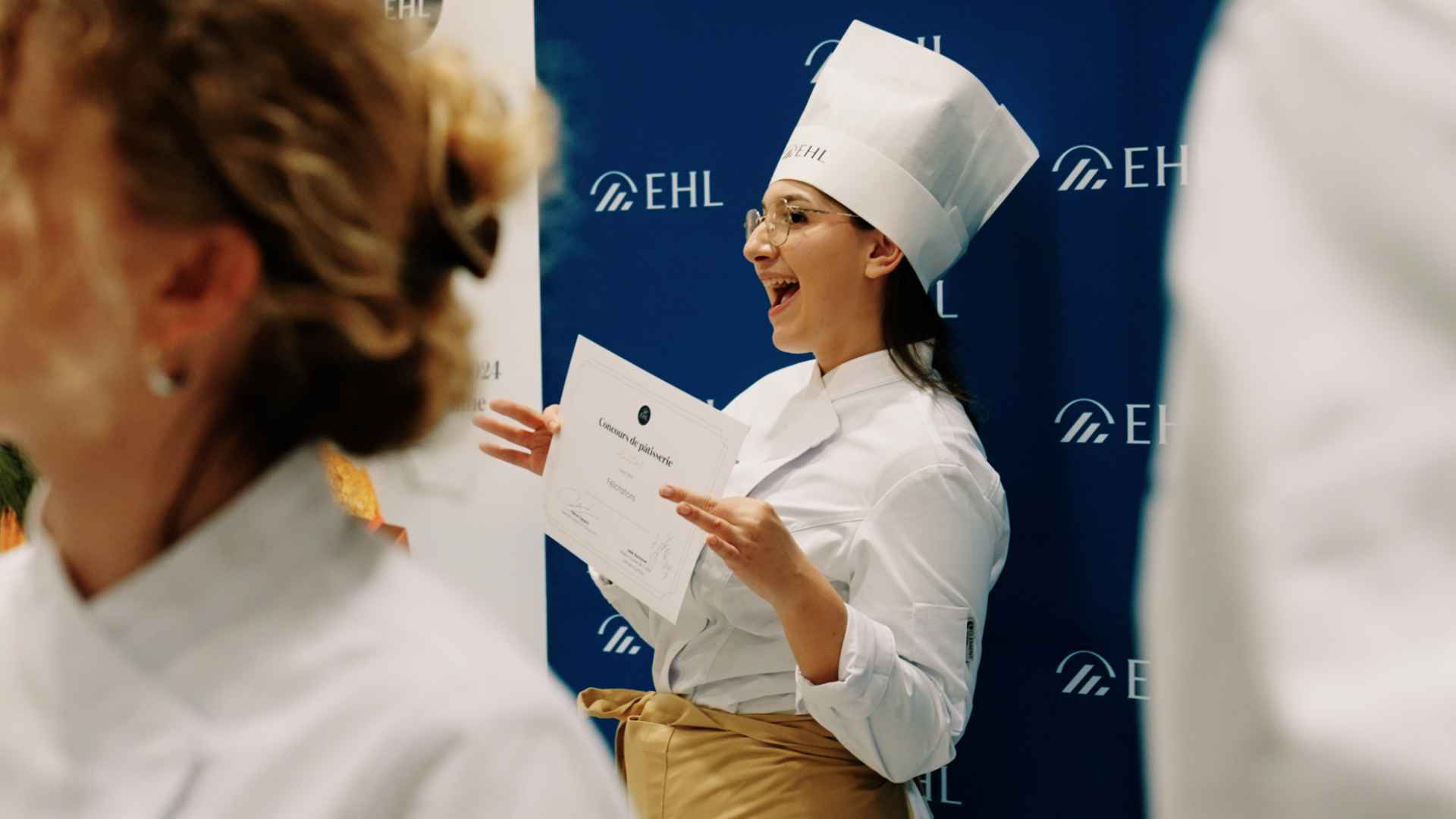 Certificat de participation au concours de pâtisserie amateur EHL