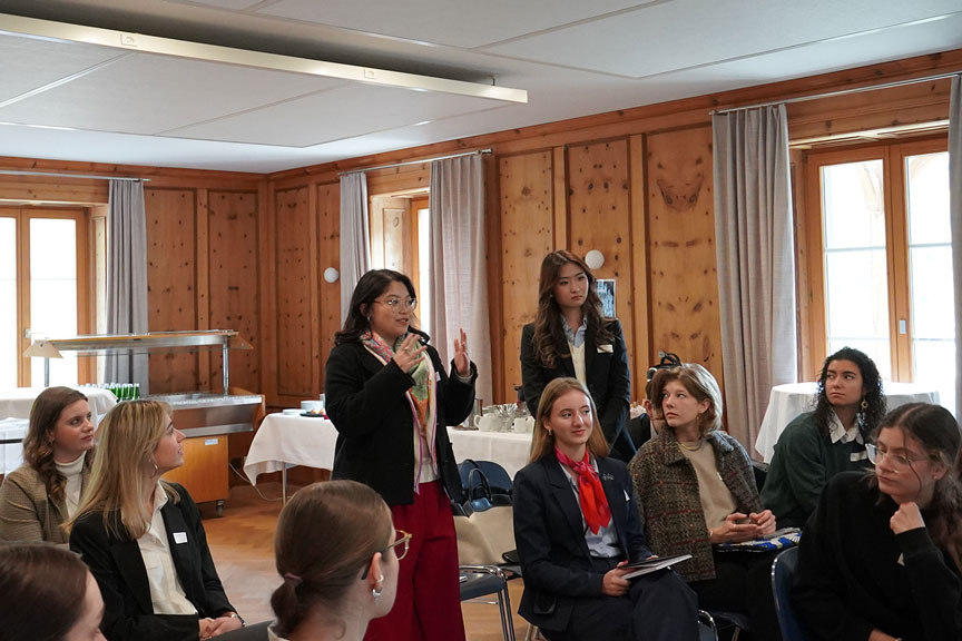 Fall FOrum with Students from EHL Hotel School Passugg 