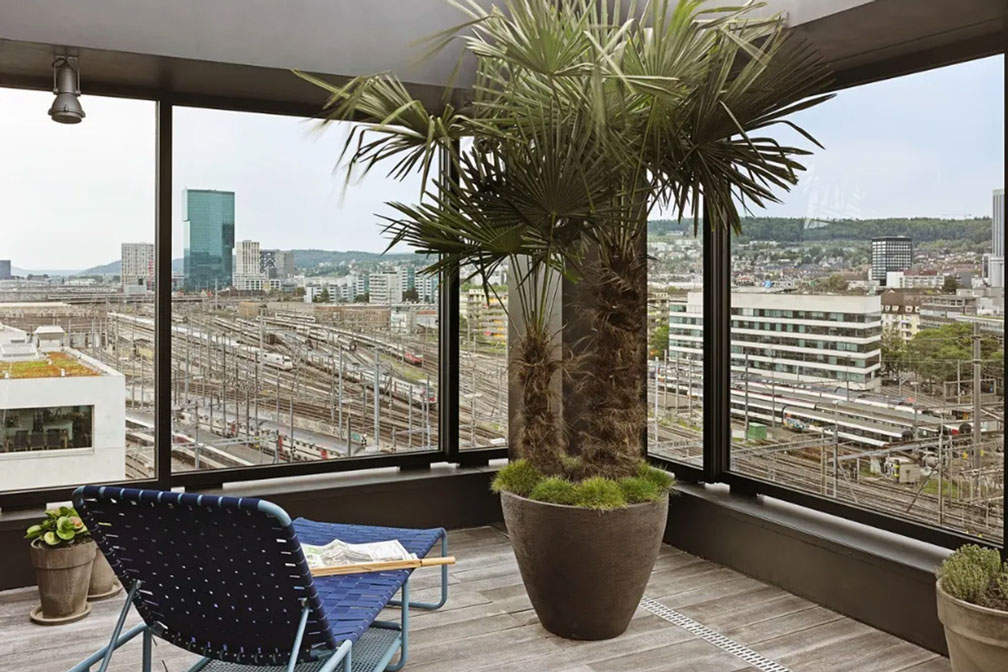 Aussicht im 25hours-Hotel-Zuerich-Langstrasse