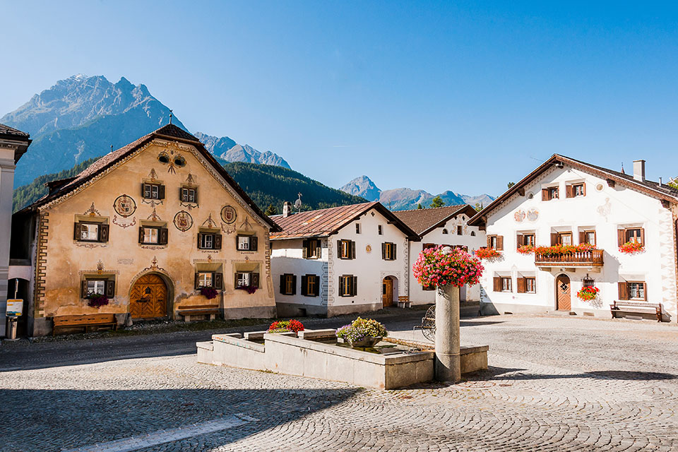 Traditional Engadin Village