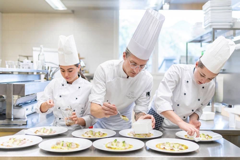 Culinar Arts Classes within the Swiss Professional Degree at EHL Passugg