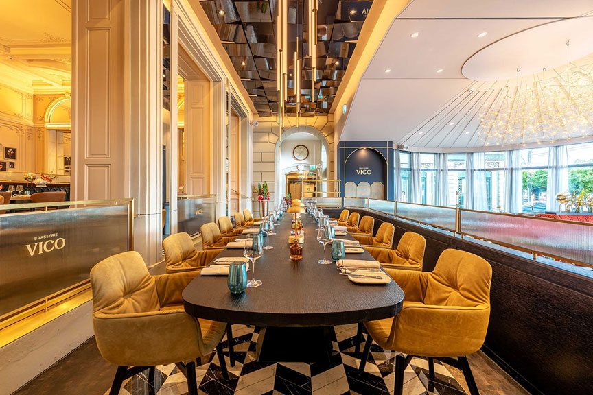 Hotel Schweizerhof Luzern mit der Vico Brasserie