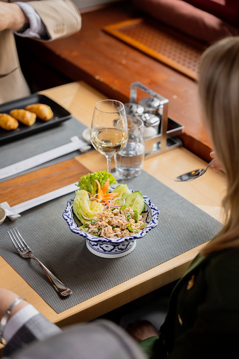 Ein Vorspeisenteller von Studierenden zubereitet im Umami