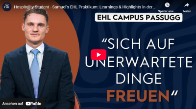 Student-Interview mit Samuel, HF-Student an der EHL Passugg zum Thema Praktika